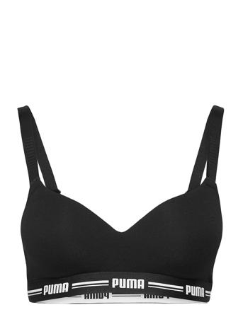 Puma Women Padded Top 1P Hang Lingerie Bras & Tops Soft Bras Non Wired Bras Svart PUMA