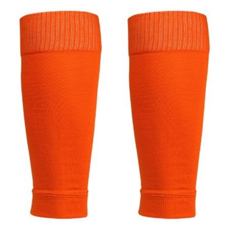 Kompressions sports lægsokker fodboldsokker board læg sleeve kompressions sokker rose orange