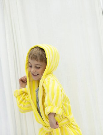 Bongusta Naram Kids Bathrobe - Yellow - 92-104CM