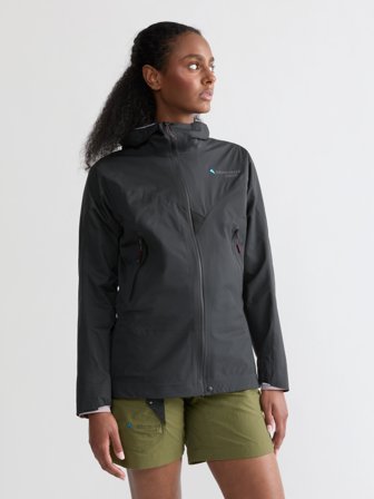 Klättermusen Vingtor Hood Jacka Dam - Black - M