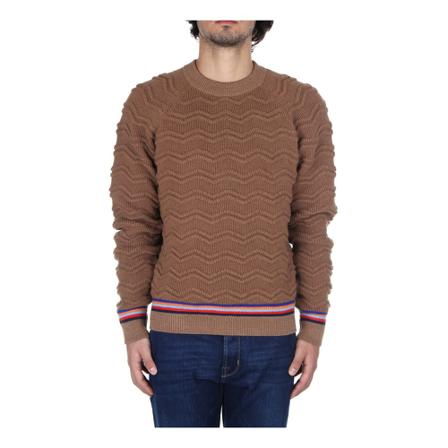 Missoni, Missoni Us 22Wn 0H Bk 016E S014O Crew Man Brown Brązowy, Mężczyzna, Rozmiar: XL
