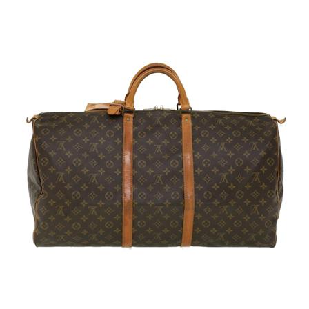 Louis Vuitton Vintage, Pre -owned Keepall 60 Bruin, unisex, Maat:ONE Size