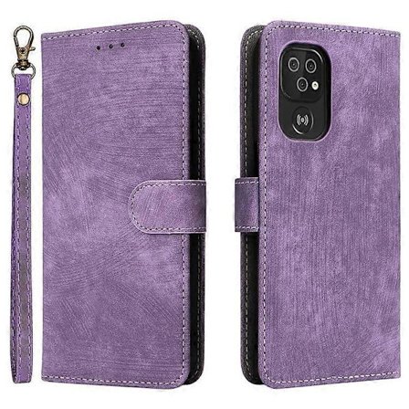 Hot PU-Lær Lommebokveske med RFID og Stativ for Doro 8100 / 8200 med Stropp