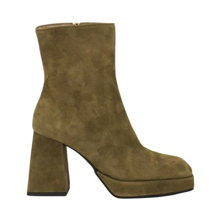 Stimm, Heeled Boots Bruin, Dames, Maat:38 EU