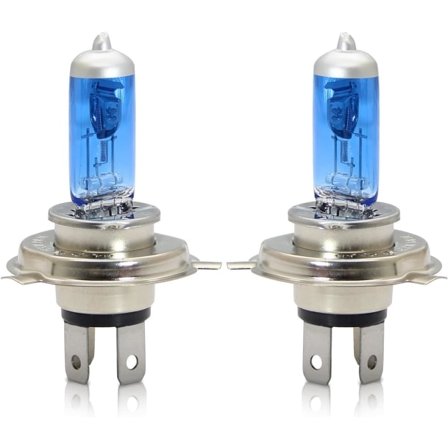 H4 P43t Halogeeni-ajovalopolttimo 60/55W 5000k Lämmin valkoinen Kauko-/lähivalo 12V Auton moottoripyörän polttimo, 2 kpl