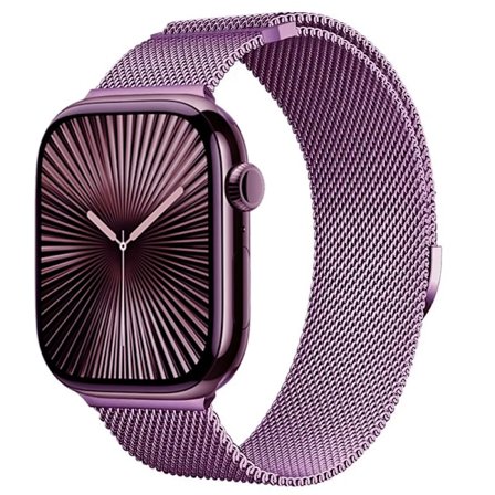 Milanese Armband för Apple Watch Band Ultra2 49mm 10 46mm 9 8 7 45mm 41mm Metall Magnetiskt Armband iWatch 6 5 4 SE2 44mm 40mm 42mm