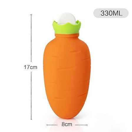 Tecknad Varmvattenflaska Silikon Mikrovågsugn Värme Varmvattenflaskor För Hemmakontor Vinter Handvärmare Värmare Håll Värmen 200~400ML Julklappar{KDO}