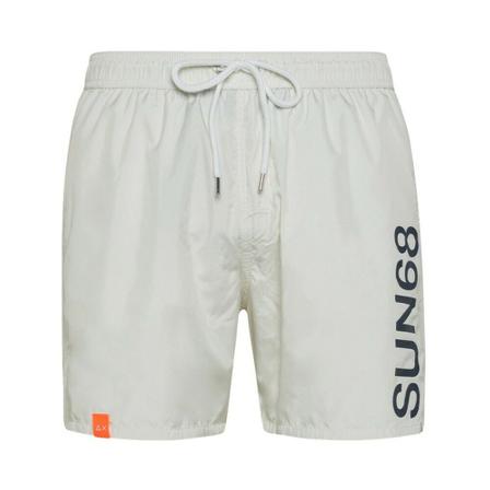 Sun68, Swim Pants Wit, Heren, Maat:L
