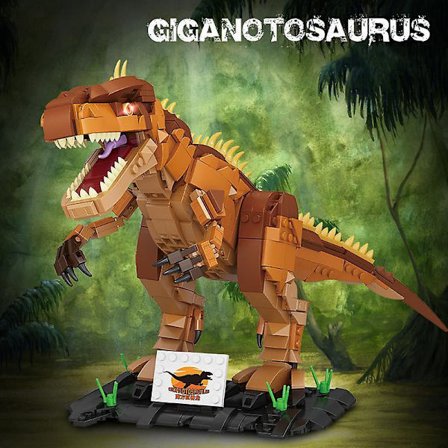 Dinosaur Toys Jurassic Park Giganotosaurus Dinosaur World Building Blocks Creative Moc Bricks Sets Boy Toys Children Kids Giftdinosaur A