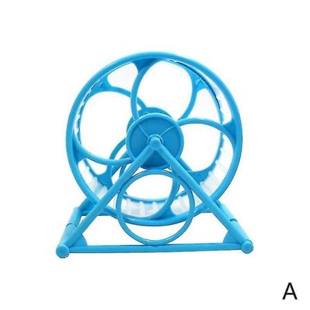 1 st DIY Hamster träningshjul Självmonterad plast pariserhjul löparleksak Liten husdjursstege Fitness löptillbehör