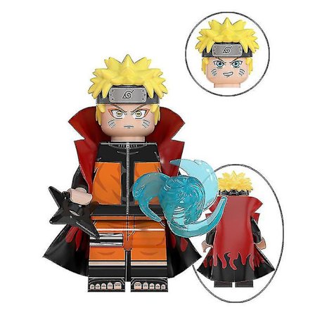 Naruto Tiililelusetti 8 Hahmoa, Sarjakuva Action Figurit Minifiguurit Rakennuspalikat Leikki [HK]
