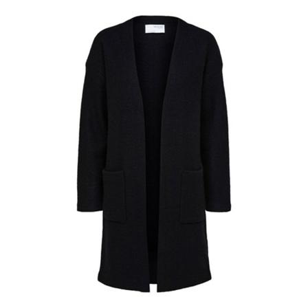 Selected Femme Darla knit cardigan Sort, Dame Cardigans