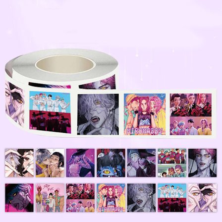 K-POP Demon Hunters Klistermærker – 500 stk., til børn, dekorer computere og gaver, DIY sjov