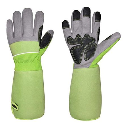 Hagehansker i skinn for menn og kvinner, fleksible og pustende hagehansker, punkteringsbestandige arbeidshansker, hagegaver med berøringsskjerm