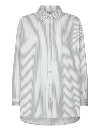 My Essential Wardrobe Jeanmw Boxy Shirt - White - 36