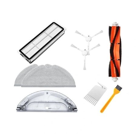 Tilbehør til 1c Stytj01zhm Robotstøvsuger - Sidebørste, Hovedbørste, Vandtank, Moppeklud, HEPA-filter