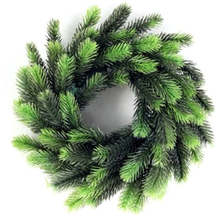 Julekranse Kunstige Plastik Blomster Græs Fyr Guirlande Dekoration til Butik Hotel Vindue og Hjem