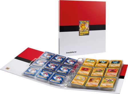 Leuchtturm Samlekortalbum Pro - A4 - Gaming - Rød/Sort/Hvid