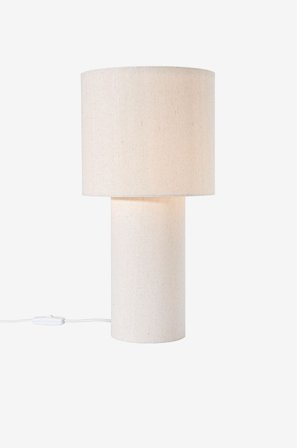 PR Home - Lampe Base Leah 46 cm - Beige - Bordlamper - Fra Homeroom