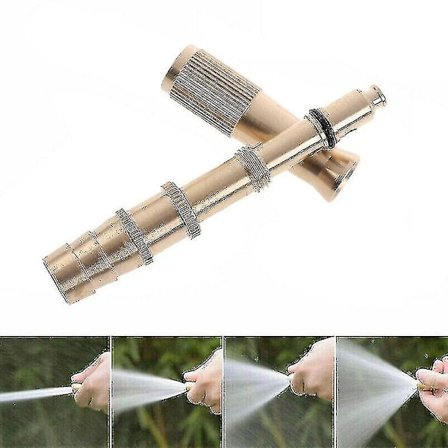 Højtryks Vandsprøjte Pistol Metal Messing Dyses Have Slange Rør Græs Have Bilvask