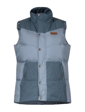 Nordmarka Outdoor Down Vest Women Sport Padded Vests Blue Bergans