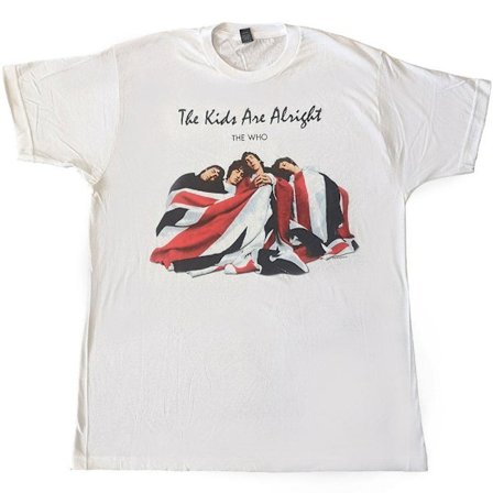 The Who Unisex Adult The Kids Are Alright T-Shirt XL Vit