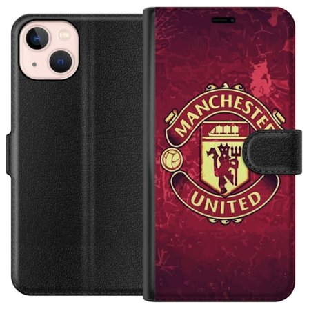 Kompatibel Tegnebogsetui til Apple iPhone 13 mini Manchester United FC
