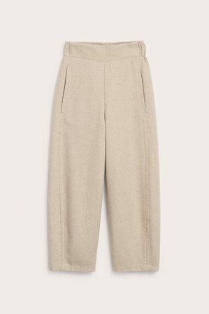 Kappahl | Byxor i ullmix | Melerad beige