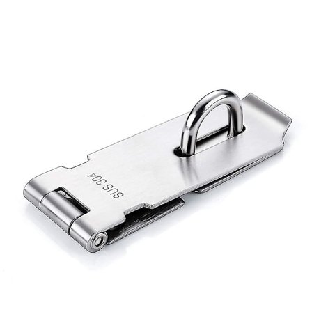 Dørlås Dørbeslag Rustfritt Stål Hasp Hengelås Låseholder Med Skruer