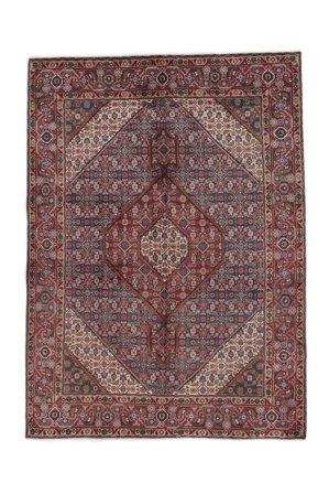 Tapis Tabriz 202X277 Rouge Foncé/Noir (Laine, Perse)