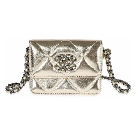 Chanel Vintage Pre-owned Cross Body Bags Grå, Dame Vintage Tasker, Størrelse: ONE Size