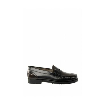 Tod's Moccasin Sort, Herre Loafers, Størrelse: 40 EU