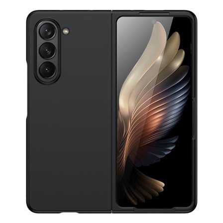 Hårdt cover med gummieret overflade til Samsung Galaxy Z Fold 5 Sort