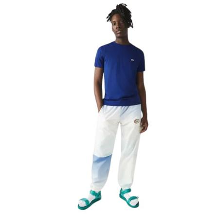 Lacoste, T-Shirts Blauw, Heren, Maat:S