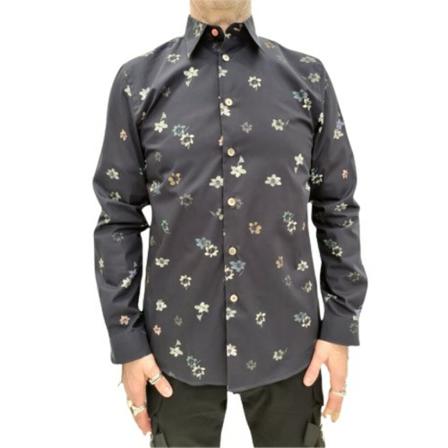 PS By Paul Smith, Casual Shirts Zwart, Heren, Maat:S