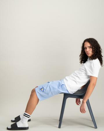 Scotch & Soda Garment-dyed felpa sweatshorts Blau Shorts Jungen - Kidsbrandstore
