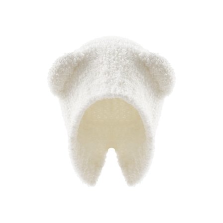 Menneskelige bjørneører varm lue - Tusen år med eventyrtid kvinners plysj lue - Hode og øre full dekning.