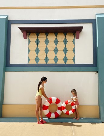 Petites Pommes Anna Swim Ring - Red - 3-6Y Max. weight: 30 kg