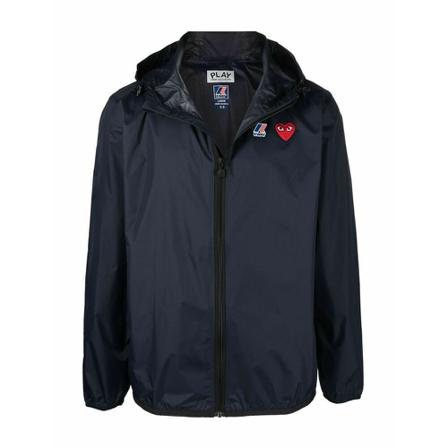 Comme des Garçons, Light Jackets Blauw, Dames, Maat:M,print