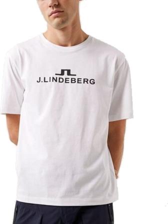 J.Lindeberg Men's Alpha T-Shirt Men short-sleeved sweaters White XL
