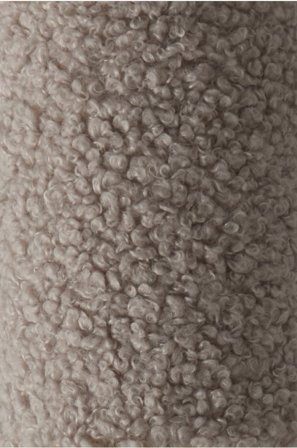 Jotex - Bouclé Stoffprøve Polyester Light grey 121 TEDDY - Kjøp Stoffprøver - Møbler hos Jotex