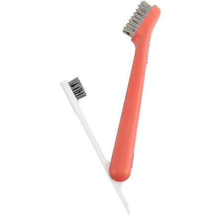 Multifunktionel komfur børste dyb rengøring forsyninger kogeplade køkken rengøringsværktøj til køkkenrengøring, 1 stk, orange