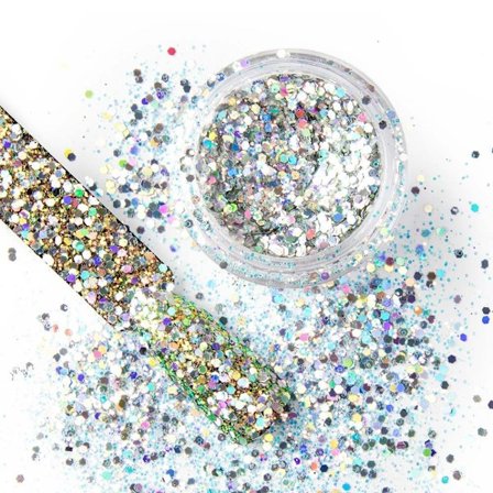 Nail Glitter - Wink Effect - Hexagon - 37