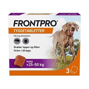 Frontpro tyggetabletter >25-50 kg, 3 stk