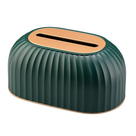 Vevnadsboksdeksel, Rektangulær Kleenex Holder Box, Grønn