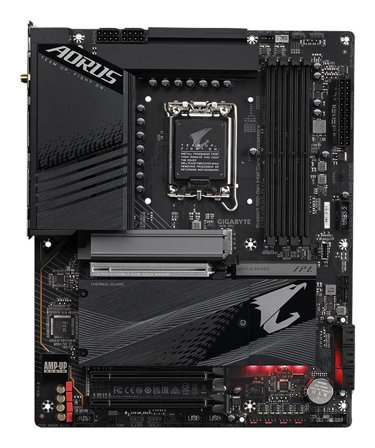 Gigabyte Z790 Aorus Elite AX DDR5 (opptil 256GB), ATX, LGA1700, M.2 PCIe 4.0, 2.5GbE LAN, Wi-Fi 6E, Bluetooth 5.3