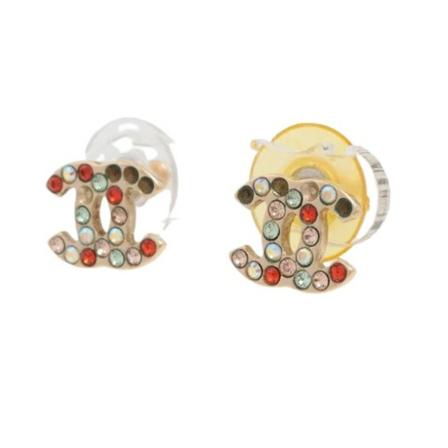 Chanel Vintage Pre-owned Earrings gul, Dam Vintage Smycken, Dam, Storlek: ONE SIZE