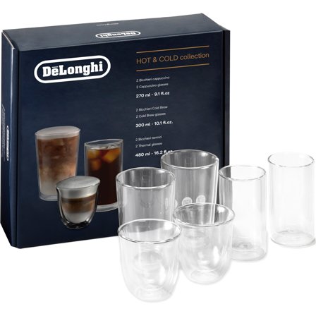 Delonghi Dubbelväggade glas 6-pack | Dukning & Servering > Glas | Bagaren och Kocken