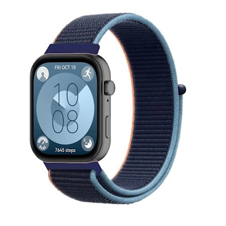 Nylonarmband för Huawei Watch Fit 4 3 Vävda Sport Smartwatch Armband Correa Huawei Watch Fit 4/4 Pro Armband Klockarmband