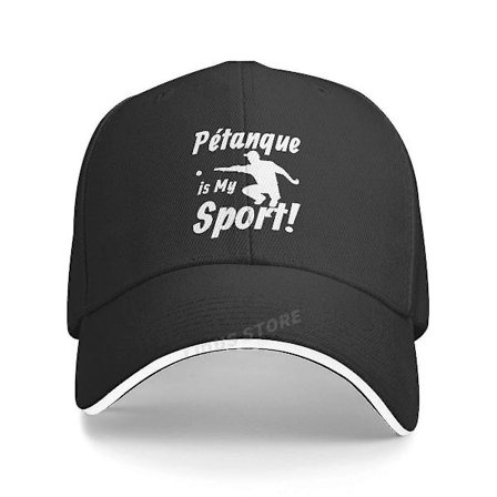 Petanque Boule Baseball Caps Sommer Fashion Justerbar Petanque Er Min Sports Hatte Peaked Cap (FMY)